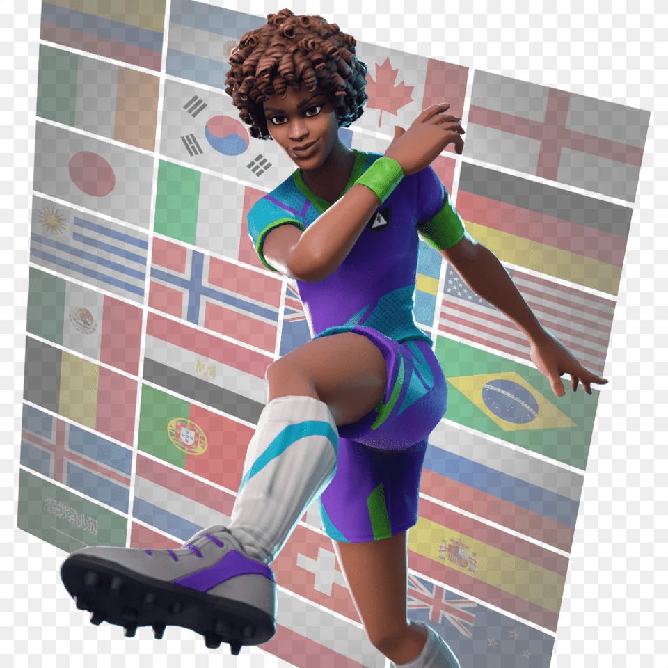 Images Fortnite Poised Playmaker, Footwear, Shoe, Clothing, Person Free Transparent Png