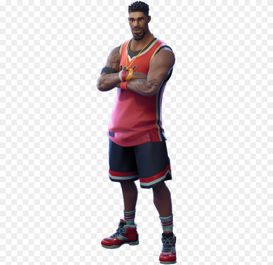Images Icon Featured Fortnite Jumpshot Skin, Tattoo, Clothing, Sneaker, Footwear Png
