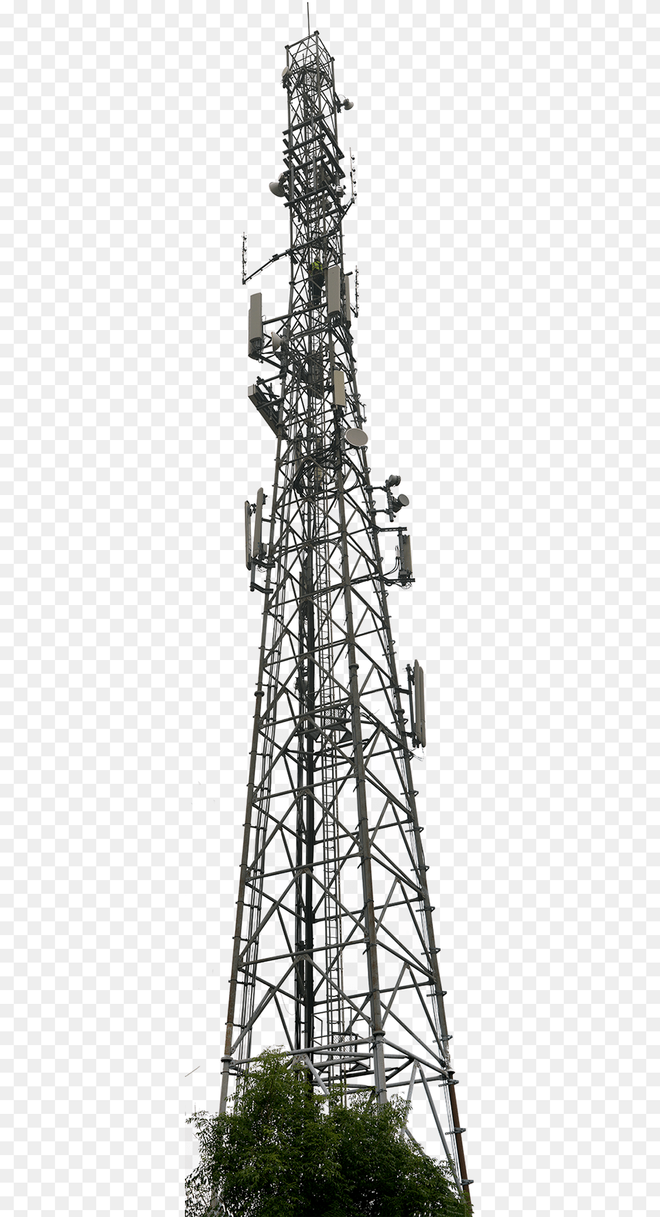 Images Of Antenna Of Network Tower, Architecture, Building, Cable, Power Lines Free Png Download