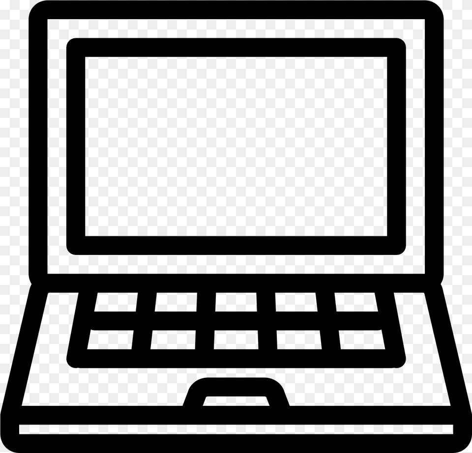 Images Of Black And Laptop Icono, Gray Free Png Download
