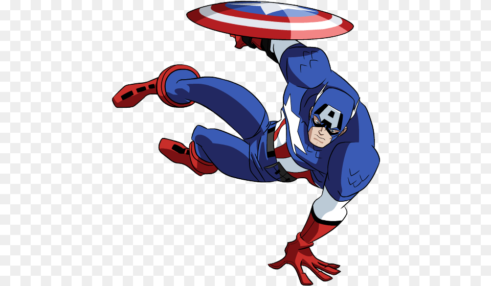 Images Of Captain America Clipart Captain America Clipart, Person, People, Book, Comics Free Transparent Png