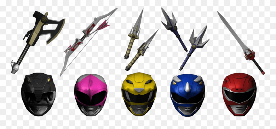 Images Of Custom Power Rangers Template, Sword, Weapon, Helmet, Toy Free Transparent Png
