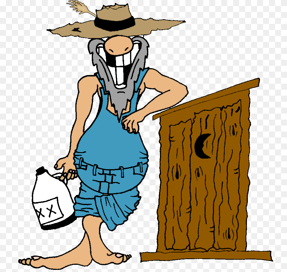 Images Of Hillbilly Moonshine Clip Art, Person, Clothing, Hat, Pants Free Png Download