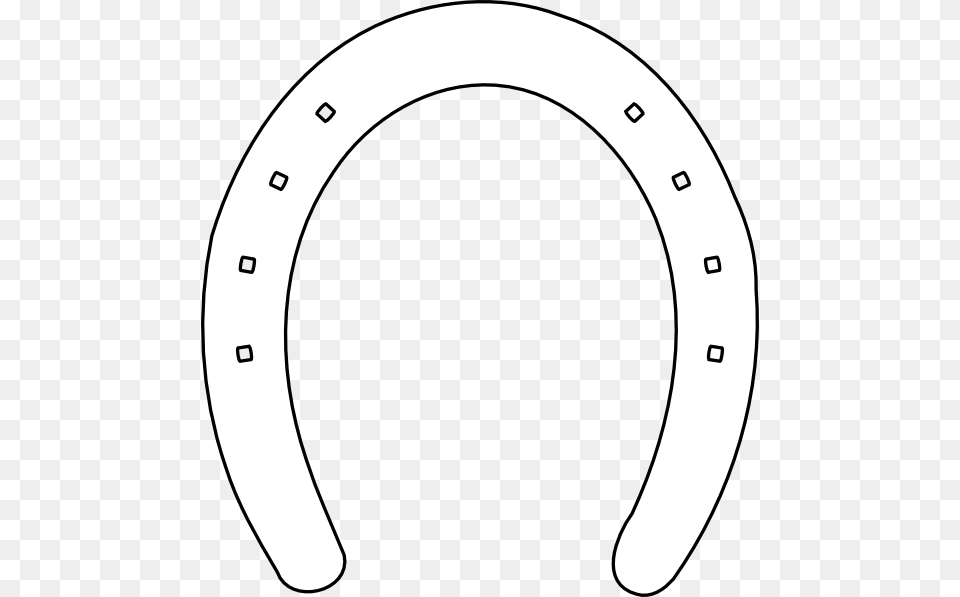 Images Of Horseshoe Template Clip Art, Clothing, Hardhat, Helmet Free Png Download