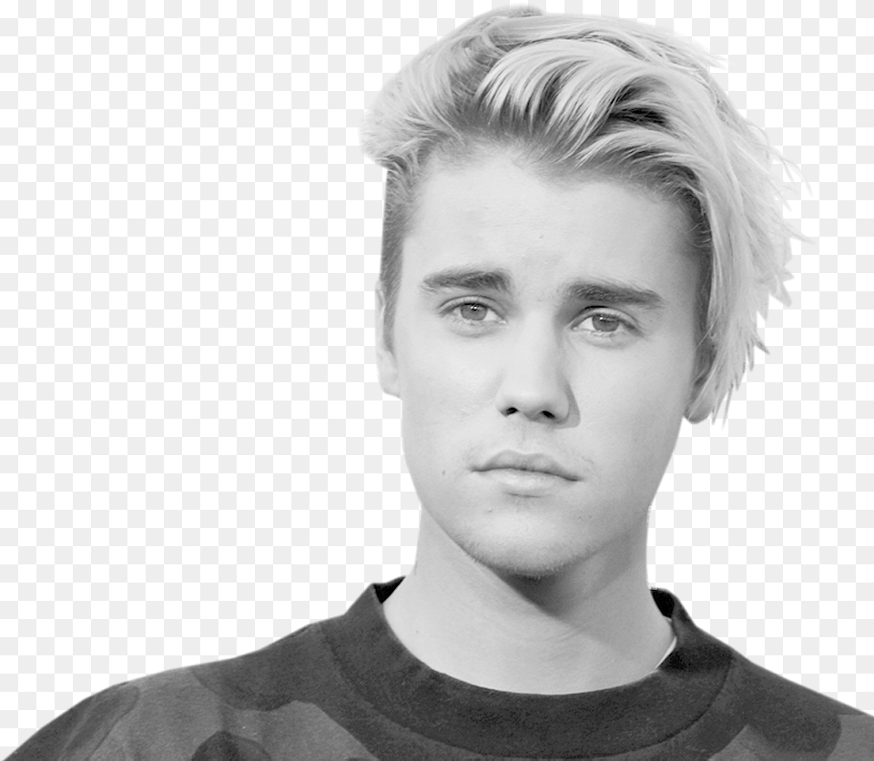 Images Of Justin Bieber Justin Bieber Transparent Black And White, Adult, Photography, Person, Neck Free Png