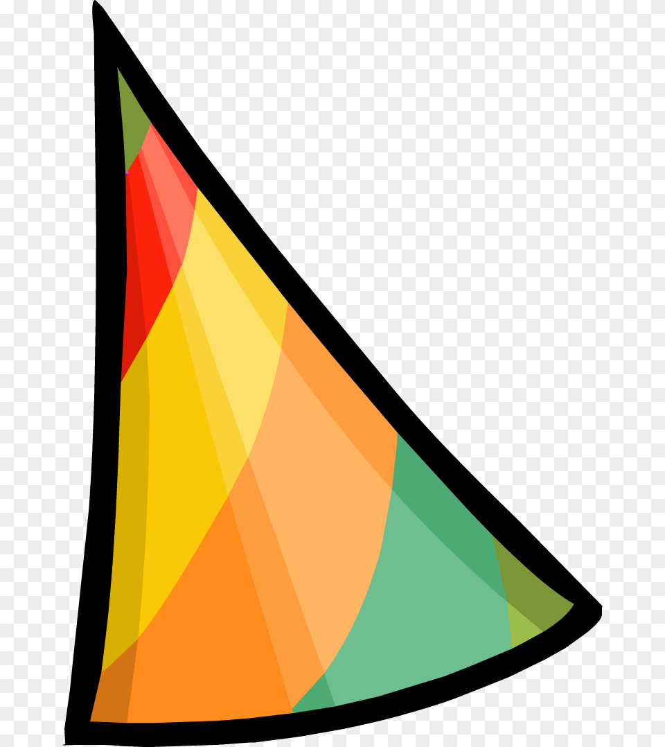 Images Of Party Horn, Triangle, Clothing, Hat Free Png Download