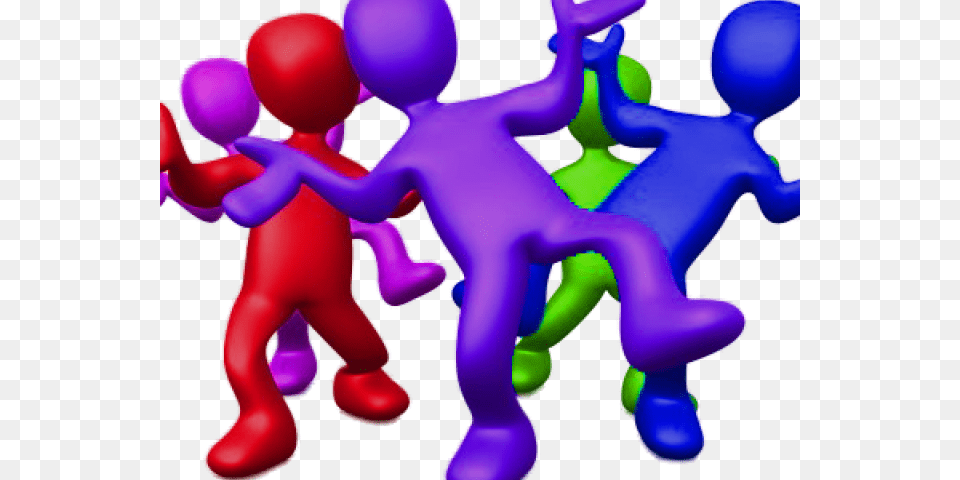 Images Of People Dancing Party Clip Art, Purple, Baby, Person, Balloon Free Png Download