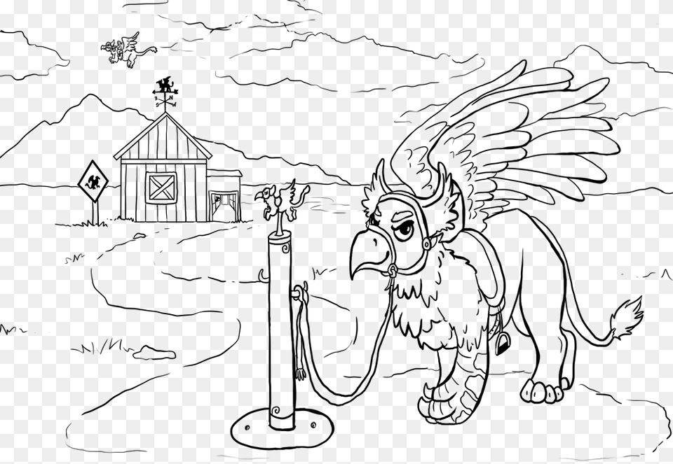 Images Of Realistic Griffin Coloring Pages Griffin Coloring Sheet Free Png Download