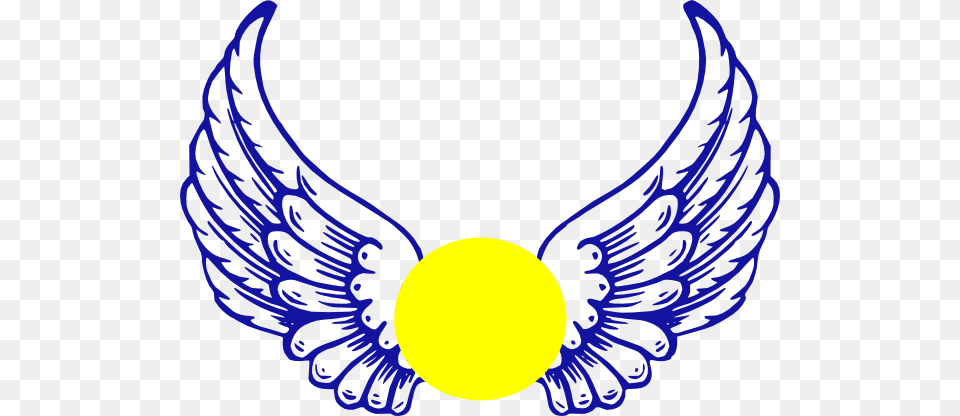 Images Of Softball Tattoos Blue Eagle Wing With Softball Clip, Flower, Plant, Symbol, Outdoors Free Transparent Png