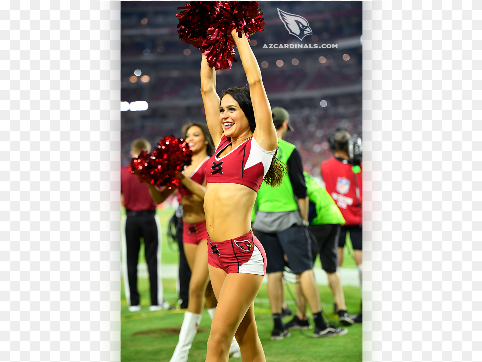 Images Of The Cardinals Cheerleaders During The Second Cheering, Woman, Adult, Female, Person Png Image