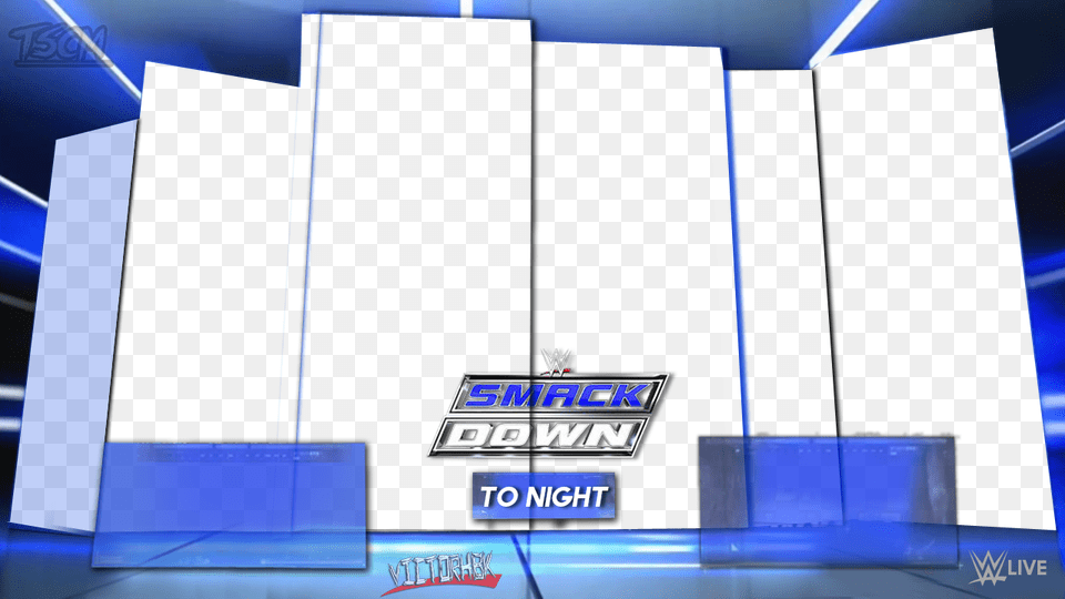 Images Of Wwe Raw Nameplate Template Smackdown Wwe Smackdown Match Card Template, Crowd, Person Png