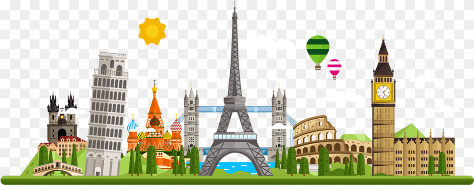Images Si Europe Travel Clipart, Architecture, Building, City, Clock Tower Free Png