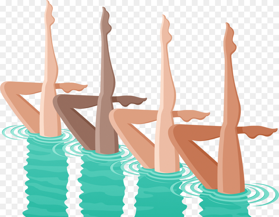 Images Swimmer Synchronized Swimming Cartoon, Leisure Activities, Person, Sport, Water Free Transparent Png