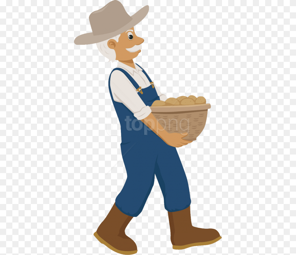 Images Transparent Background Farmer Clipart, Clothing, Hat, Boy, Child Free Png