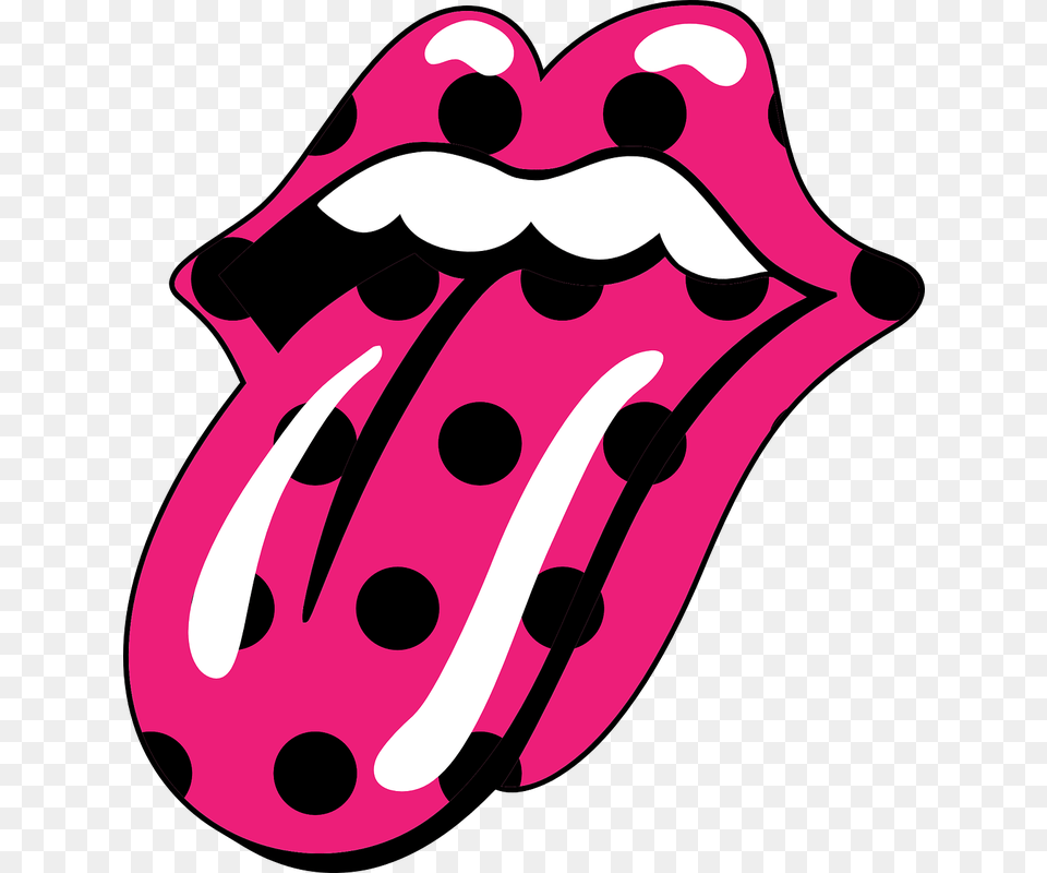 Images Vector Psd Clipart Templates Pink Rolling Stones Tongue, Pattern, Body Part, Mouth, Person Png