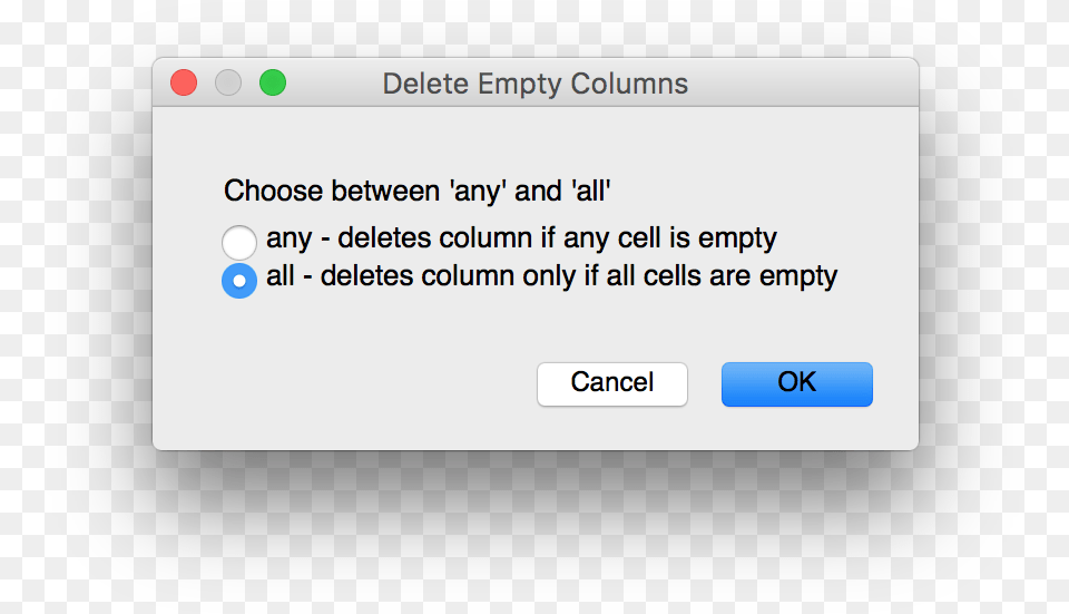Imagesdelete Empty Columns Java Pop Up On Mac, Text Free Png Download