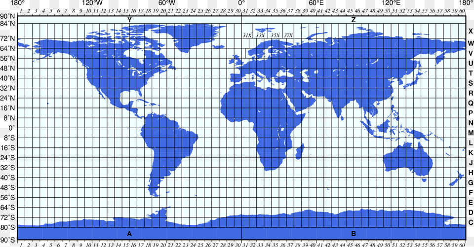 Imagesgmt Utm Zones World Map Blank Vector, Chart, Plot, Atlas, Diagram Png Image