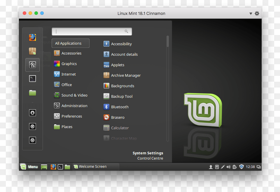 Imagesmint 1 Menu En Linux Mint, Computer, Computer Hardware, Electronics, Hardware Png