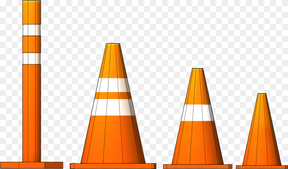 Imagestraffic Cone Wf Low Poly Traffic Cone Png Image