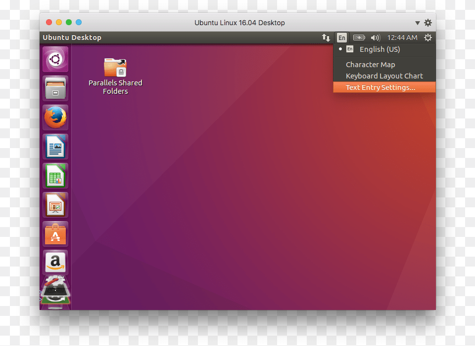 Imagesuunity 1 Open Text Entry Settings En Ubuntu Layout, Computer, Electronics, Pc, Screen Free Png Download