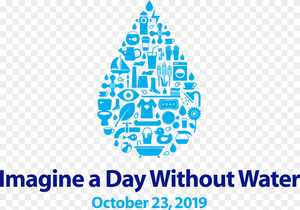 Imagine A Day Without Water, Art, Graphics, Turquoise Png