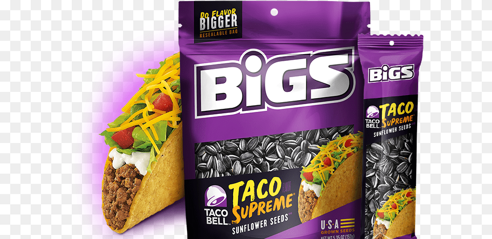 Imagine A World Where You Can Enjoy The Big Bold Flavor Snack, Food, Taco, Burger Free Png Download