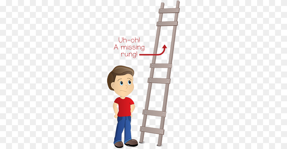 Imagine Climbing A Ladder With Missing Rungs Ladder Missing A Step, Baby, Person, Face, Head Free Transparent Png