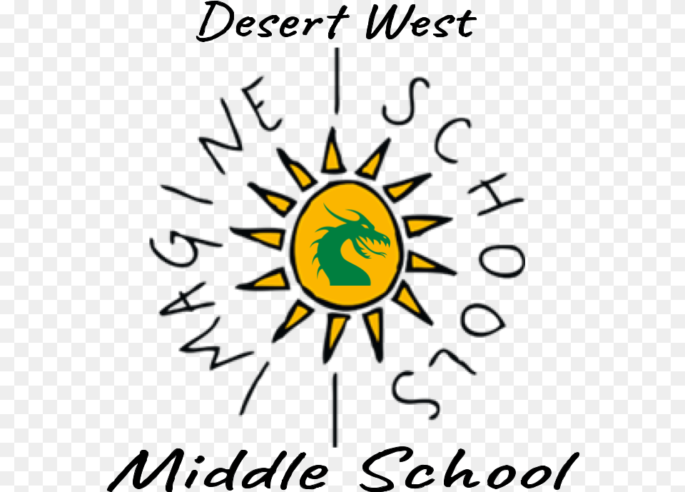 Imagine Desert West Middle School Transparent Cartoons Imagine Charter School, Logo, Blackboard, Flare, Light Png