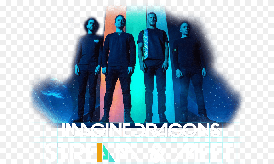 Imagine Dragons Believer Imagine Dragons Band, People, Advertisement, Poster, Person Png Image