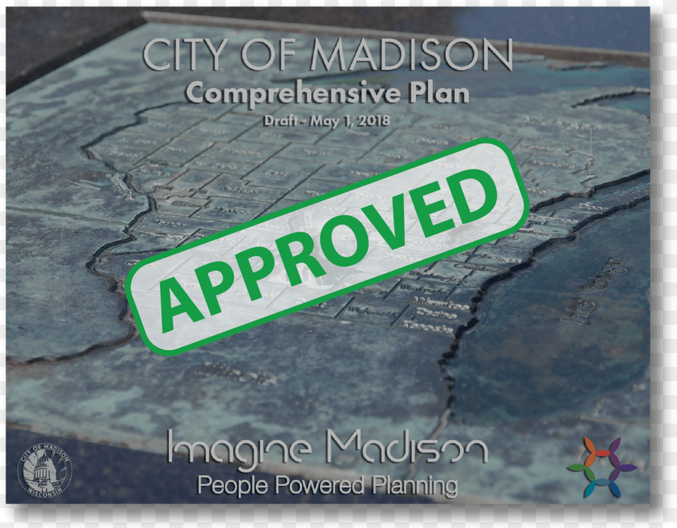 Imagine Of Comprehensive Plan Cover With And Quotapprovedquot Imagine Madison, Path, Slate Free Png