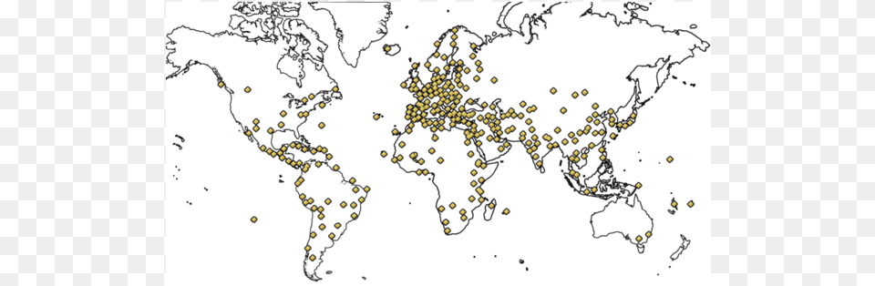 Imbalanced Distribution Of Cultural World Heritage Map, Chart, Plot, Atlas, Diagram Free Png