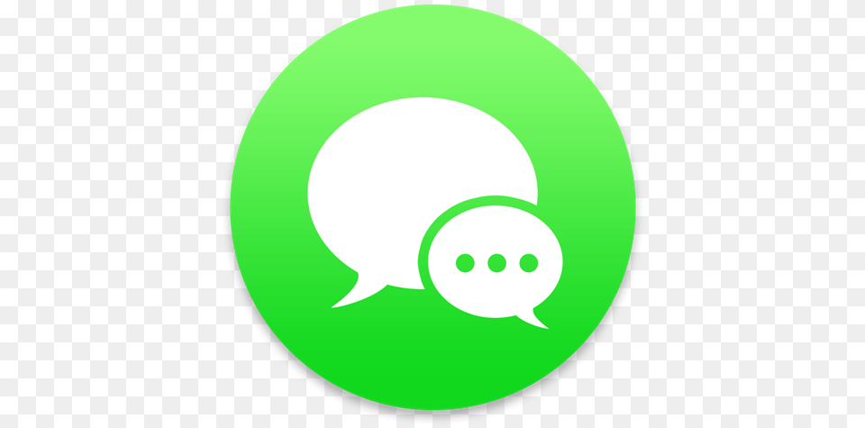 Imessage Green V2 Icon 1024x1024px Circle, Animal, Disk Free Transparent Png