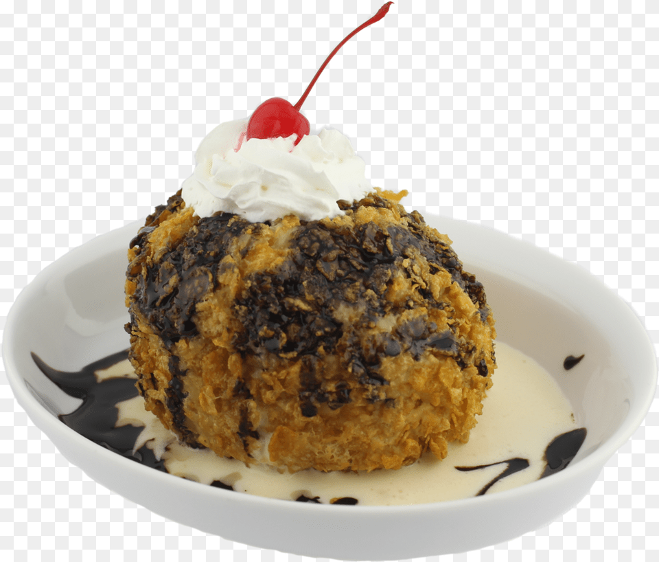 Img 0659 Fried Ice Cream Fried Ice Cream, Dessert, Food, Ice Cream, Food Presentation Free Transparent Png