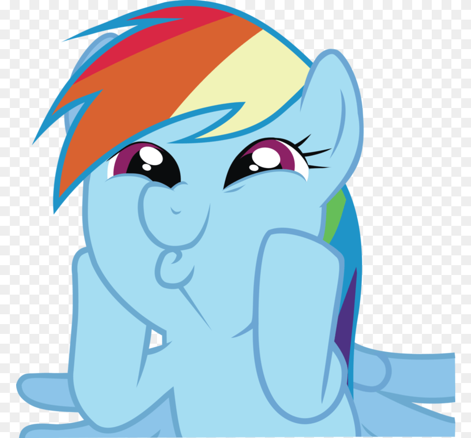 Img 3 Rainbow Dash Face Vector B I M Not A Brony, Book, Comics, Publication, Art Free Transparent Png