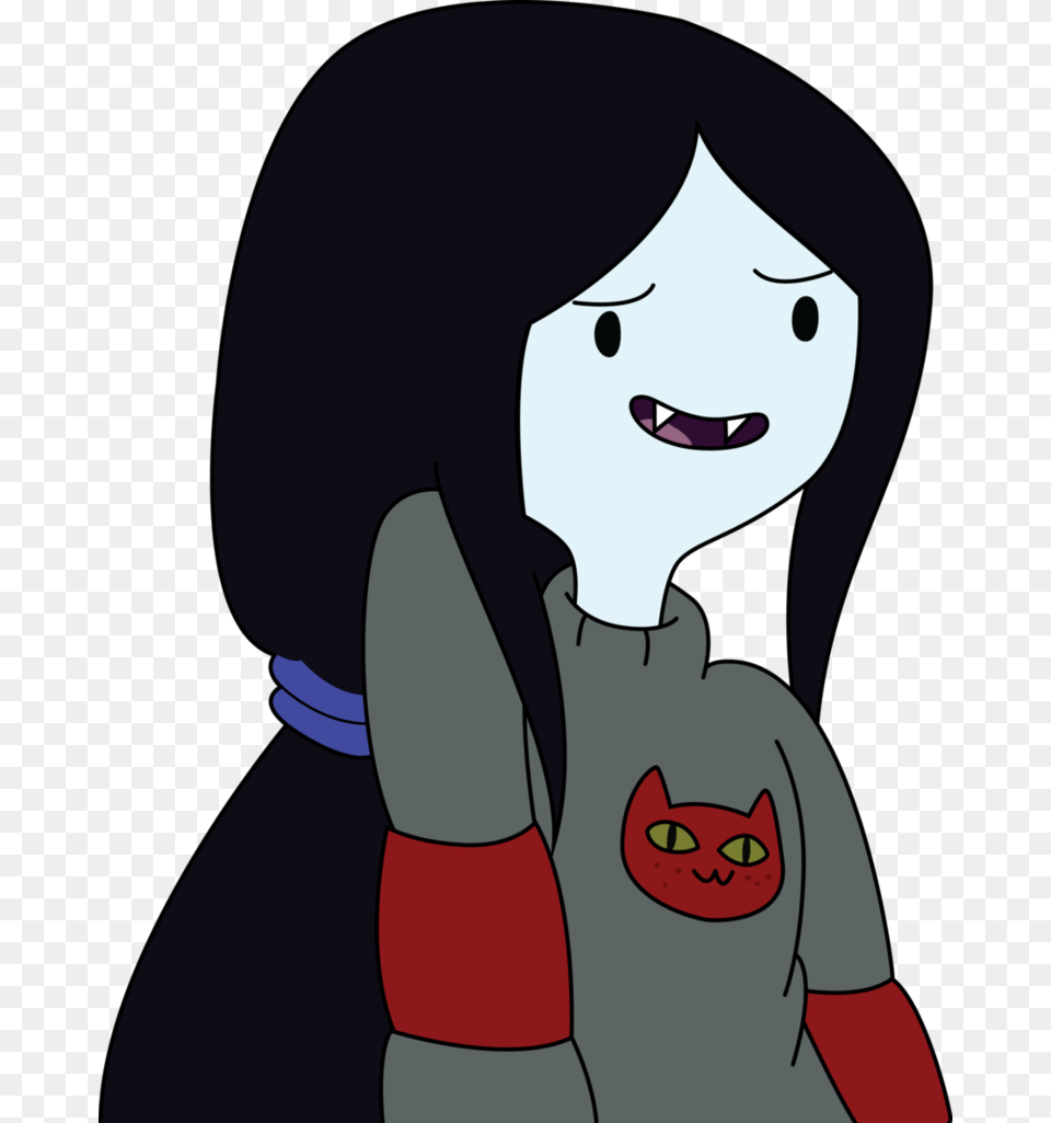 Img Adventure Time Marceline Cat Sweater, Adult, Publication, Person, Female Free Transparent Png