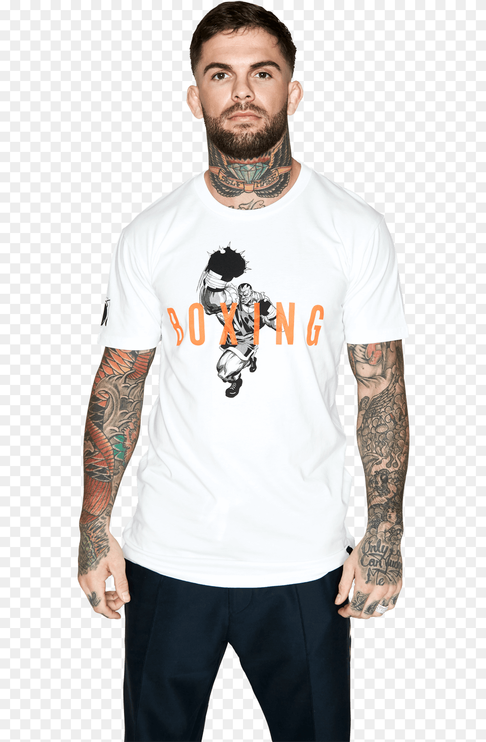 Img Balrog Street Fighter Shirt, Tattoo, T-shirt, Skin, Person Free Png