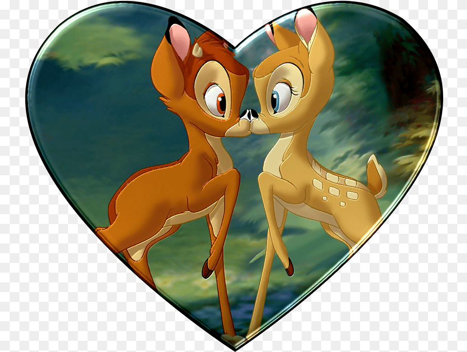 Img Bambi And His Girlfriend, Animal, Deer, Mammal, Wildlife Png Image