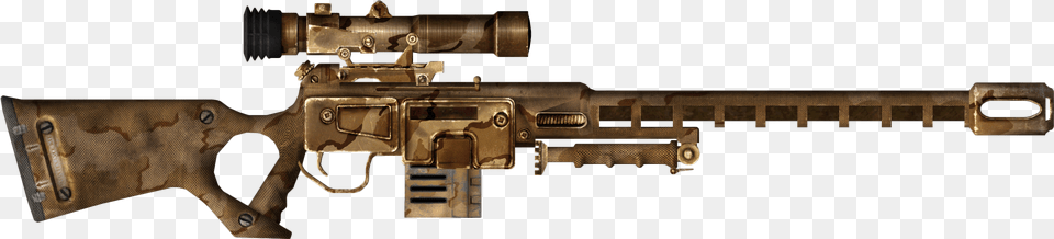 Img Fallout New Vegas Gobi Campaign Scout Rifle, Firearm, Gun, Weapon Free Png Download