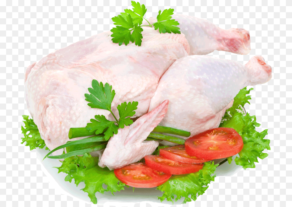 Img Fresh Chicken Whole, Herbs, Plant, Food, Meal Free Png Download