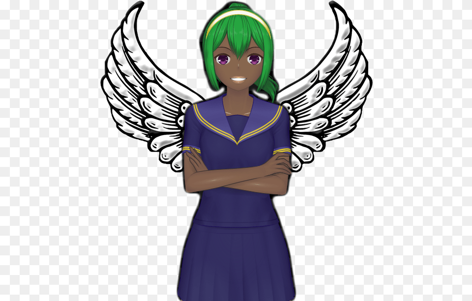 Img Halo Angel Wings, Adult, Female, Person, Woman Free Png