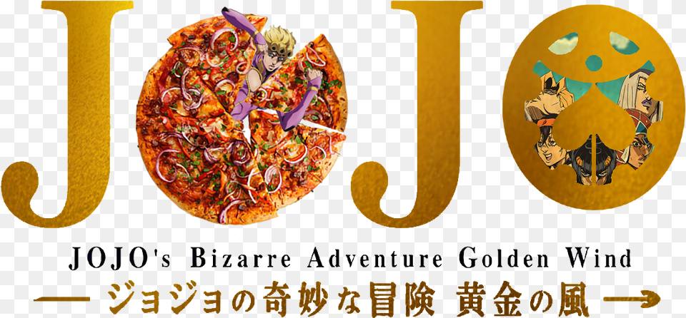 Img Jojo Part 5 Anime Confirmed, Advertisement, Poster, Food, Pizza Png