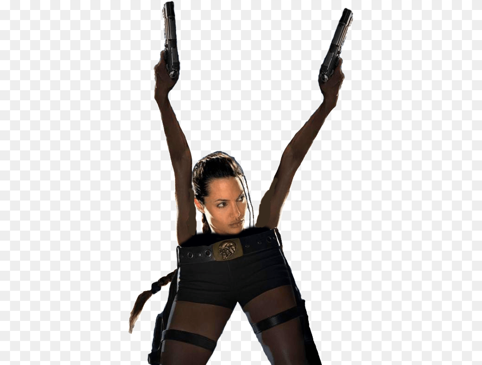 Img Lara Croft Tomb Raider, Firearm, Gun, Handgun, Weapon Png