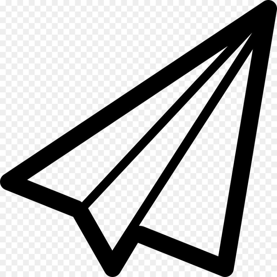 Img Loc Route Paper Plane Icon, Arrow, Arrowhead, Weapon, Triangle Free Png Download