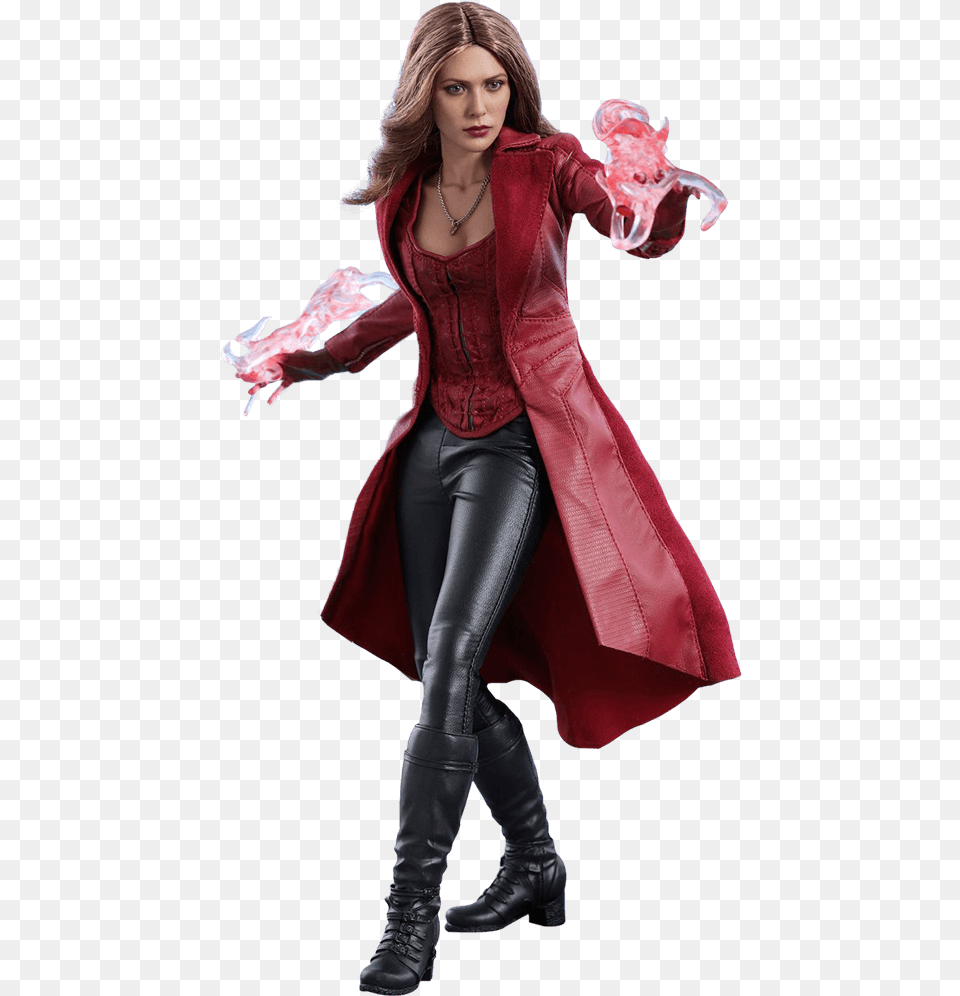 Img Marvel Civil War Scarlet Witch, Clothing, Coat, Costume, Person Png