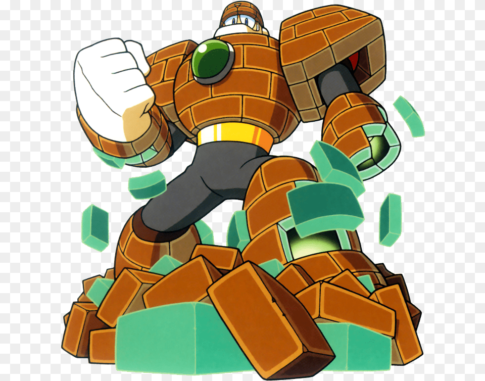 Img Mega Man Stone Man, Robot, Animal, Apidae, Bee Free Png Download