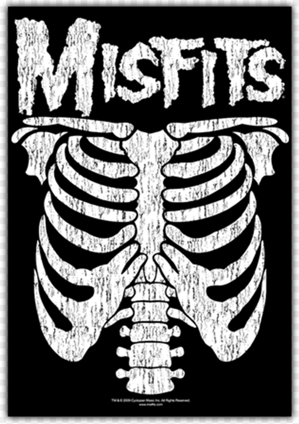 Img Misfits Rib Cage Shirt, Emblem, Symbol, Person Free Png