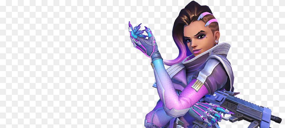 Img Overwatch Character Sombra, Publication, Book, Comics, Adult Png Image