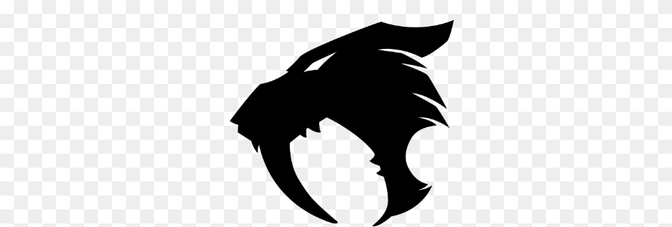 Img Saber Tooth Tiger Silhouette, Lighting, Gray Free Png