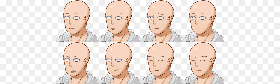 Img Saitama39s Derp Face Saitama Sprites, Person, Head, Publication, Book Free Transparent Png