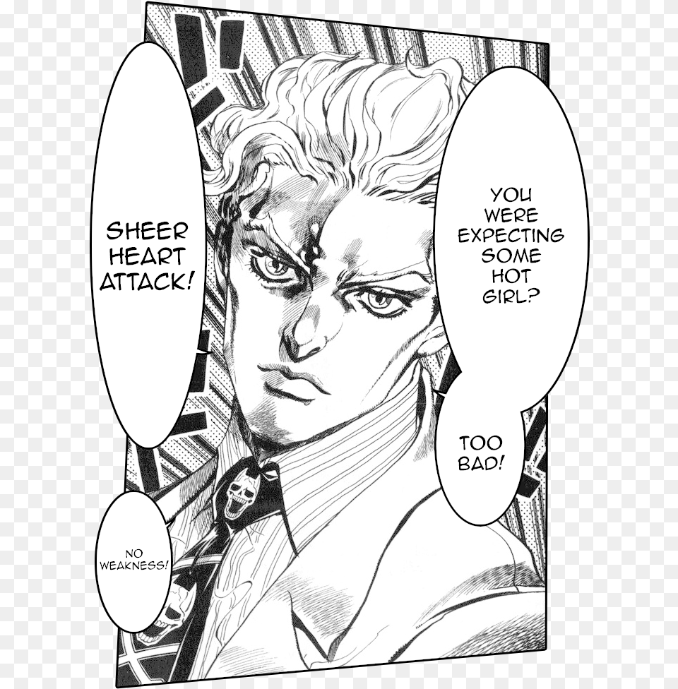 Img Sheer Heart Attack Has No Weakness Jojo, Book, Comics, Publication, Adult Free Transparent Png